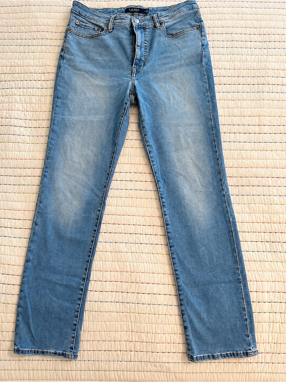 Ralph Lauren Straight Jeans in Light Blue Denim